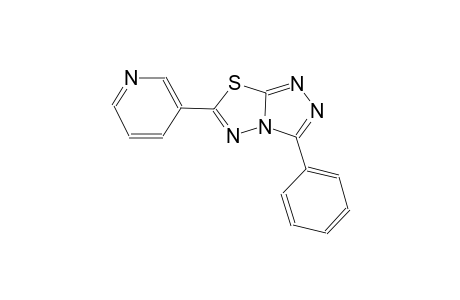 3-phenyl-6-(3-pyridinyl)[1,2,4]triazolo[3,4-b][1,3,4]thiadiazole