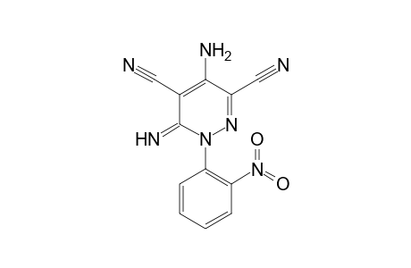 4-Amino-6-imino-1-(2-nitrophenyl)-1,6-dihydro-3,5-pyridazinedicarbonitrile