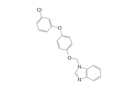 1H-Benzimidazole, 1-[[4-(3-chlorophenoxy)phenoxy]methyl]-
