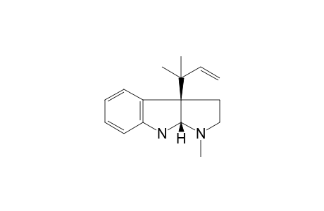 (3aS,8bR)-3-methyl-8b-(2-methylbut-3-en-2-yl)-1,2,3a,4-tetrahydropyrrolo[2,3-b]indole