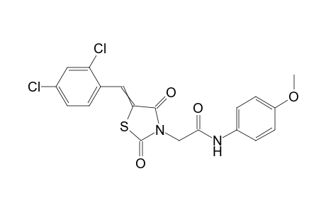 2-[5-(2,4-Dichlorobenzylidene)-2,4-dioxothiazolidin-3-yl]-N-(4-methoxyphenyl)acetamide