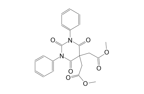 methyl [5-(2-methoxy-2-oxoethyl)-2,4,6-trioxo-1,3-diphenylhexahydro-5-pyrimidinyl]acetate