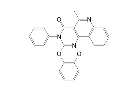 2-(2-Methoxyphenoxy)-5-methyl-3-phenylpyrimido[5,4-c]quinolin-4(3H)-one