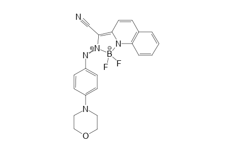3-cyano-1,1-difluoro-2-{[4-(morpholin-4-yl)phenyl]imino}-1H,2H-2l5-[1,3,2]diazaborolo[3,4-a]quinolin-2-ylium-1-uide