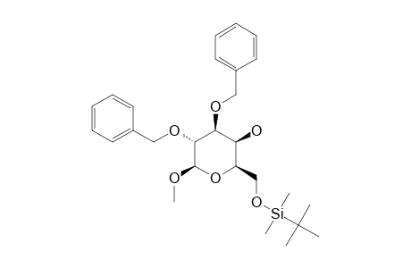 METHYL-2,3-DI-O-BENZYL-6-O-(TERT.-BUTYL-DIMETHYLSILYL)-BETA-D-GALACTOPYRANOSIDE