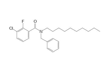 Benzamide, 3-chloro-2-fluoro-N-benzyl-N-decyl-