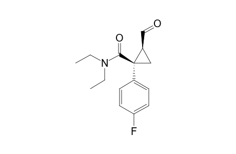 (1S,2R)-1-(4-FLUOROPHENYL)-2-FORMYL-N,N-DIETHYLCYCLOPROPANECARBOXAMIDE