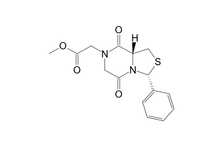 (3R,8aR)-7-Methoxycarbonylmethyl-3-phenyltetrahydrothiazolo[3,4-a]pyrazine-5,8-dione