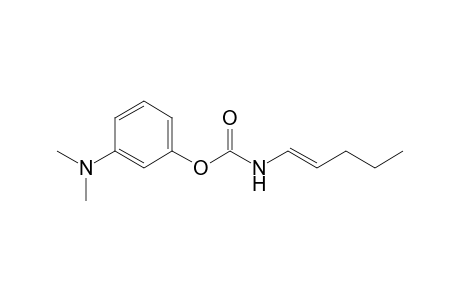 Carbamic acid, 1-pentenyl-, 3-(dimethylamino)phenyl ester