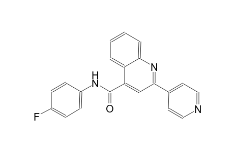 4-quinolinecarboxamide, N-(4-fluorophenyl)-2-(4-pyridinyl)-