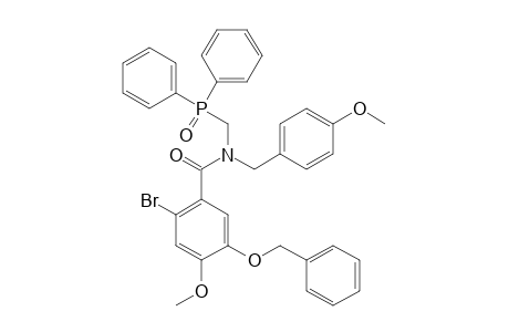 N-[(DIPHENYLPHOSPHINYL)-METHYL]-N-[(4-METHOXYPHENYL)-METHYL]-5-(BENZYLOXYL)-2-BROMO-4-METHOXYBENZAMIDE