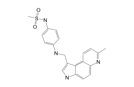 N-[4-[(7-methyl-3H-pyrrolo[4,5-f]quinolin-1-yl)methylamino]phenyl]methanesulfonamide