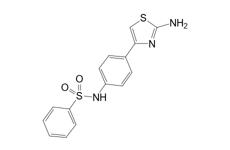 N-(4-(2-Aminothiazol-4-yl)phenyl)benzenesulfonamide