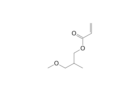 2-Methyl-3-methoxypropyl 2-propenoate