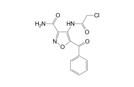 3-Isoxazolecarboxamide, 5-benzoyl-4-[(2-chloroacetyl)amino]-