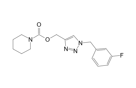 [1-(3-Fluorobenzyl)-1,2,3-triazol-4-yl]methyl piperidine-1-carboxylate