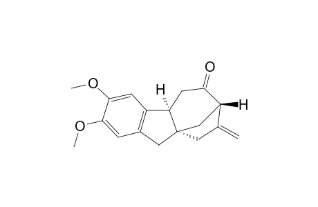 (4bS,7S,9aR)-2,3-dimethoxy-8-methylene-4b,8,9,10-tetrahydro-5H-7,9a-methanobenzo[a]azulen-6(7H)-one