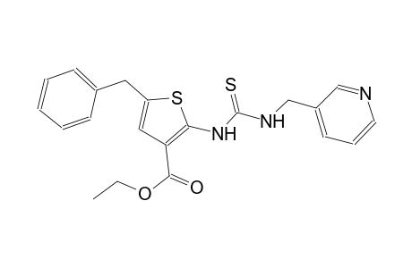 ethyl 5-benzyl-2-({[(3-pyridinylmethyl)amino]carbothioyl}amino)-3-thiophenecarboxylate