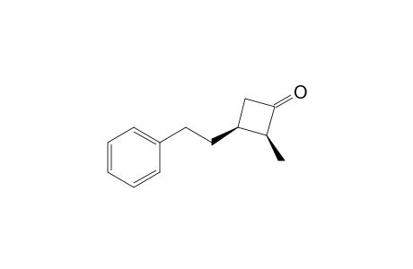 (2S,3S)-2-Methyl-3-phenethyl-cyclobutanone