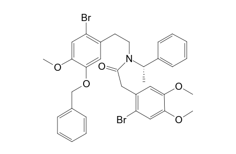 N-[2-(5-Benzyloxy-2-bromo-4-methoxyphenyl)]ethyl]-N[(S)-1-phenylethyl]-2-(2-bromo-4,5-dimethoxyphenyl)acetamide
