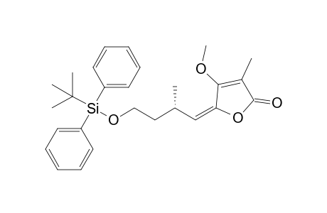 3-Methyl-4-methoxy-5-[[(E)-3-[(tributyldiphenylsilyl)oxy]methyl]-2-methylpropylidene]dihydrofuran-2-one