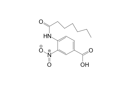 Benzoic acid, 3-nitro-4-[(1-oxoheptyl)amino]-