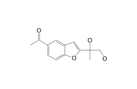 5-ACETYL-2-[2-(1,2-DIHYDROXYISOPROPYL)]-BENZOFURAN