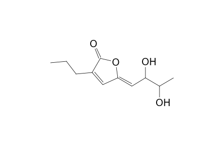 6,7-Dihydroxy-2-propyl-2,4-octadien-4-olide