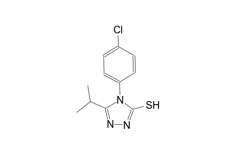4H-1,2,4-triazole-3-thiol, 4-(4-chlorophenyl)-5-(1-methylethyl)-