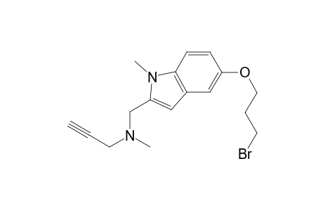 N-{[5-(3-Bromopropoxy)-1-methyl-1H-indol-2-yl]methyl}-N-methyl-prop-2-yn-1-amine