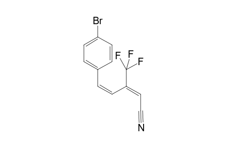 (2E,4Z)-5-(4-Bromophenyl)-3-(trifluoromethyl)penta-2,4-dienenitrile