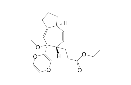 Ethyl (E)-(5.alpha.,6.beta.,8a.alpha.)-3-(5-(2-(1,4-Dioxenyl))-5-methoxy-1,2,3,5,6,8a-hexahydroazulenyl)propenoate
