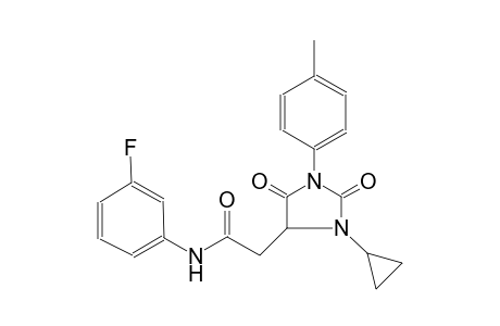 4-imidazolidineacetamide, 3-cyclopropyl-N-(3-fluorophenyl)-1-(4-methylphenyl)-2,5-dioxo-