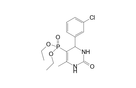 5-(O,O-diethylphosphoryl)-4-(3-chlorophenyl)-6-methyl-3,4-dihydropyrimidin-2(1H)-one