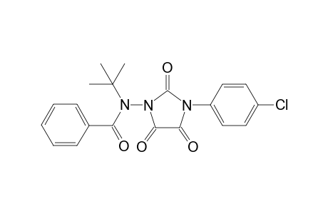 1-(N-tert-Butyl-N-benzoyl)-3-(N'-4-chlorophenyl)-1,3-diazole-2,4,5-trione