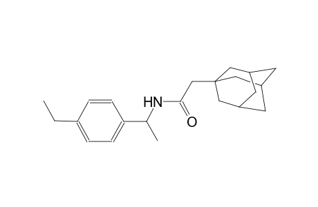 2-(1-adamantyl)-N-[1-(4-ethylphenyl)ethyl]acetamide
