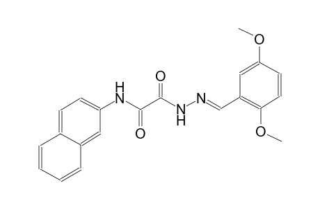 acetic acid, (2-naphthalenylamino)oxo-, 2-[(E)-(2,5-dimethoxyphenyl)methylidene]hydrazide