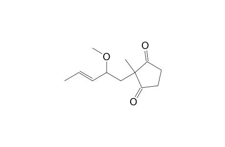1,3-Cyclopentanedione, 2-(2-methoxy-3-pentenyl)-2-methyl-