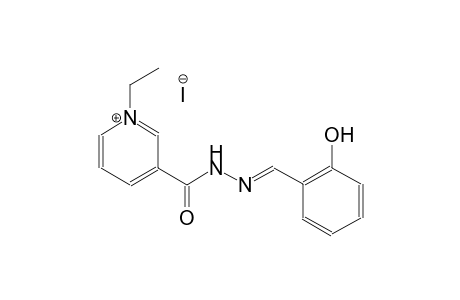 1-ethyl-3-{[(2E)-2-(2-hydroxybenzylidene)hydrazino]carbonyl}pyridinium iodide
