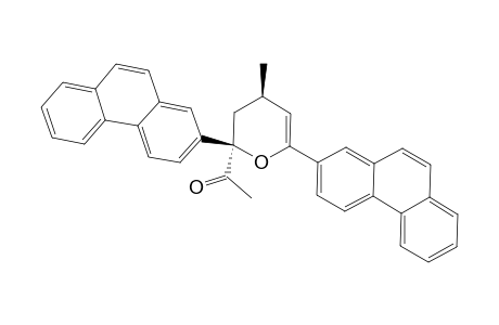 2-ACETYL-[2,6-DI-(PHENANTHREN-2-YL)]-4-METHYL-3,4-DIHYDROPYRAN