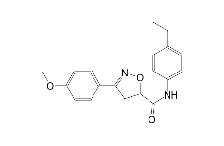 5-isoxazolecarboxamide, N-(4-ethylphenyl)-4,5-dihydro-3-(4-methoxyphenyl)-