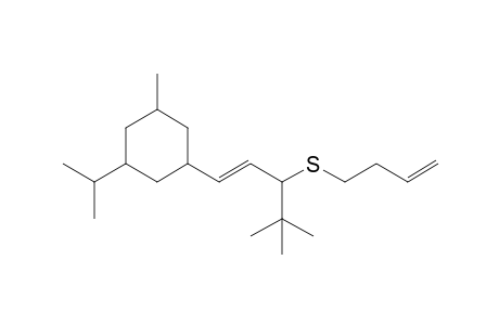 [1-(t-Butyl)-3-(3'-isopropyl-5'-methylcyclohexyl)allyl] (3"-Butenyl) Sulfide
