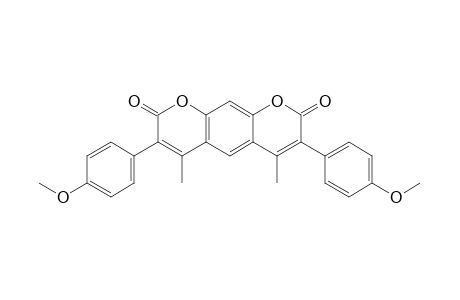 4,6-Dimethyl-3,7-di(4'-methoxyphenyl)-2,8-dioxo-2H,8H-benzo[1,2-b:5,4-b']dipyran