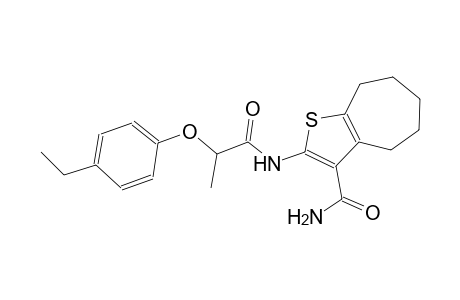 2-{[2-(4-ethylphenoxy)propanoyl]amino}-5,6,7,8-tetrahydro-4H-cyclohepta[b]thiophene-3-carboxamide