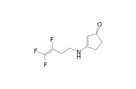 3-(3,4,4-Trifluorobut-3-enylamino)cyclopent-2-enone