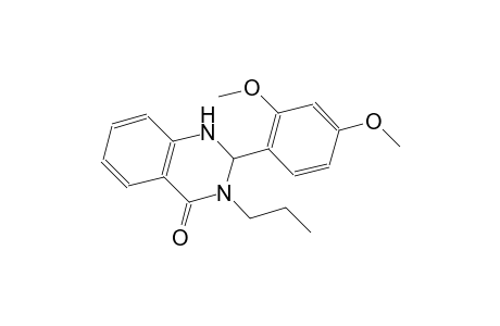 2-(2,4-dimethoxyphenyl)-3-propyl-2,3-dihydro-4(1H)-quinazolinone