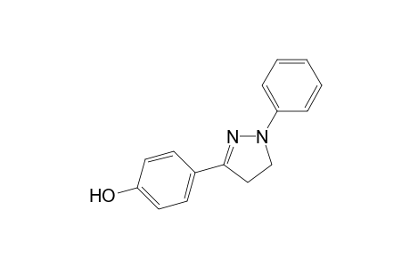 4-(4,5-Dihydro-1-phenyl-1H-pyrazol-3-yl)phenol