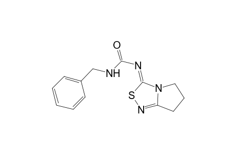 3-(Benzylcarbmoylimino)-6,7-dihydro-3H,5H-pyrrolo[2,1-c][1,2,4]thiadiazole