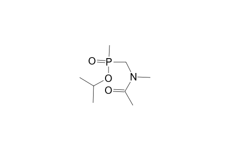 Isopropyl [acetyl(methyl)amino]methyl(methyl)phosphinate