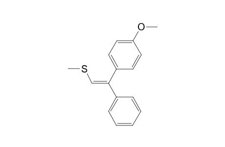 1-(4-Methoxyphenyl)-2-(methylthio)-1-phenylethylene